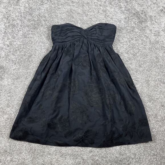 Milly Top Womens Size 2 Babydoll Empire Waist Sweetheart Neck Floral Pleated Y2K - Picture 1 of 11